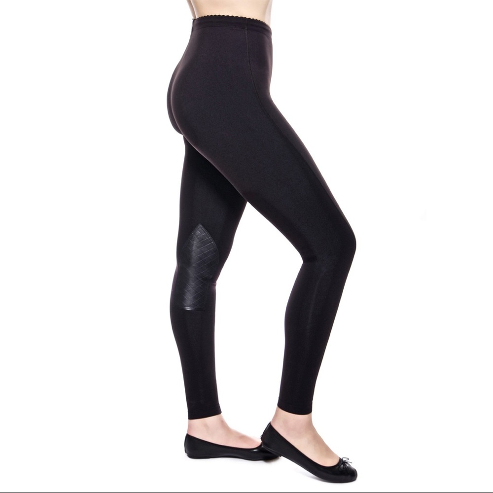 Nonstop.la Diana Legging w/ Leather Trim
